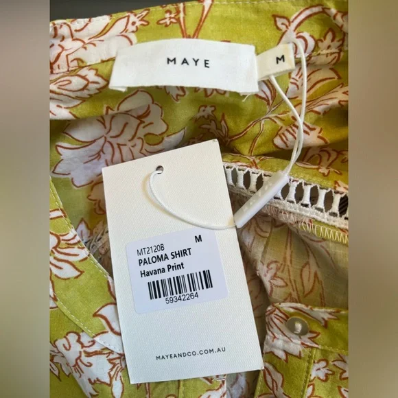 NWT Maye PALOMA SHIRT - HAVANA PRINT - Picture 6 of 7